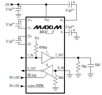 MAX213EEAI circuit diagram