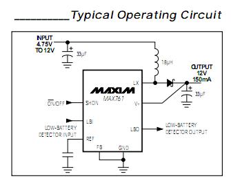 MAX761ESA+ circuit diagram