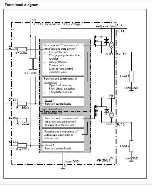 BTS723GW circuit diagram