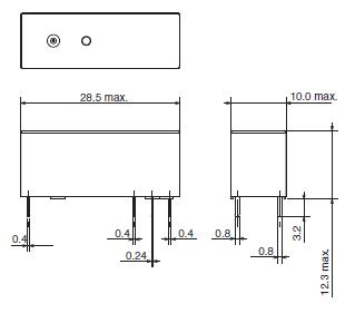 G6RL-1-12V dimension