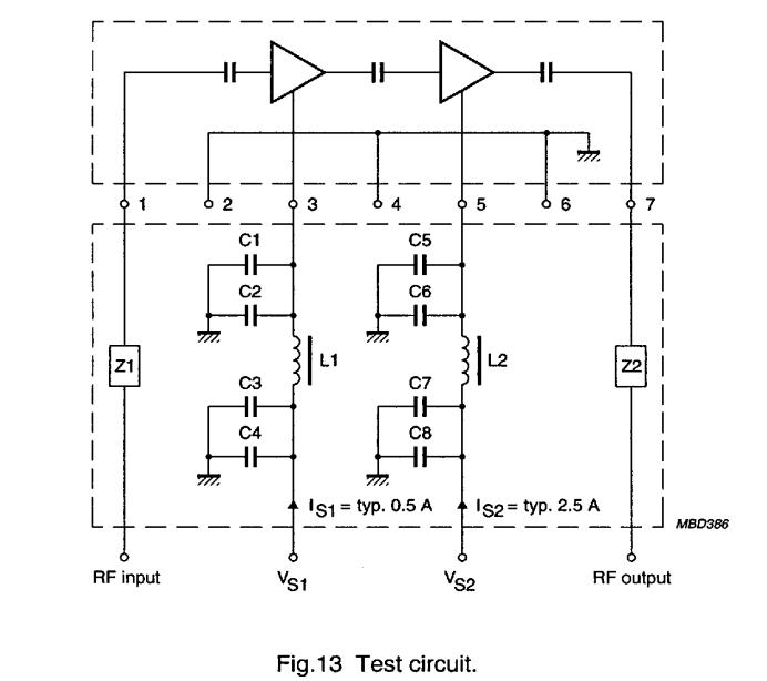 BGY133 test circuit