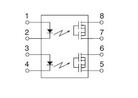 AQW212AX Pin Connection