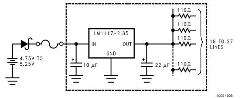 LM1117MPX-5 block diagram