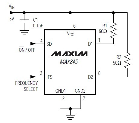 MAX845ESA+ test circuit