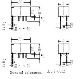TX2-L2-4.5V dimension
