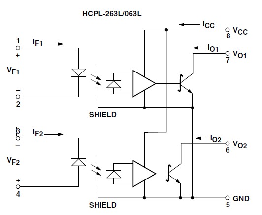 HCPL-063L block diagram