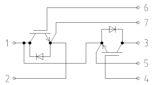 FF300R12KE3 diagram