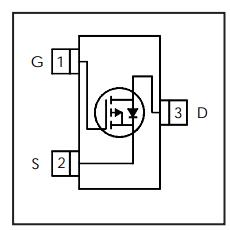 IRLML5203 block diagram