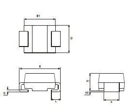STTH1R06A dimensions