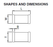 C1608C0G1H1R0CTshapes and dimensions