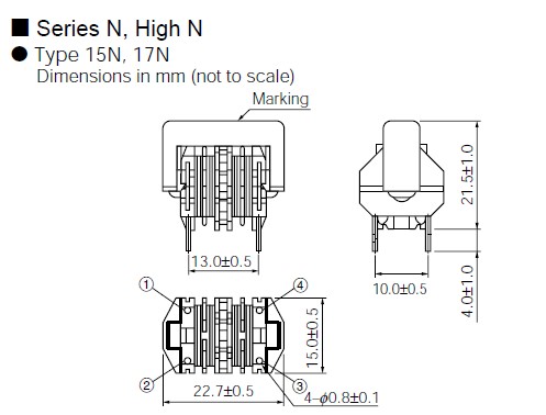 ELF15N017A circuit diagram