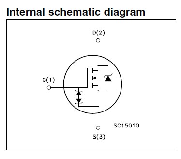 STD2NK90ZT4 block diagram