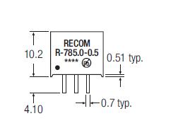 R-783.3-0.5 package dimensions