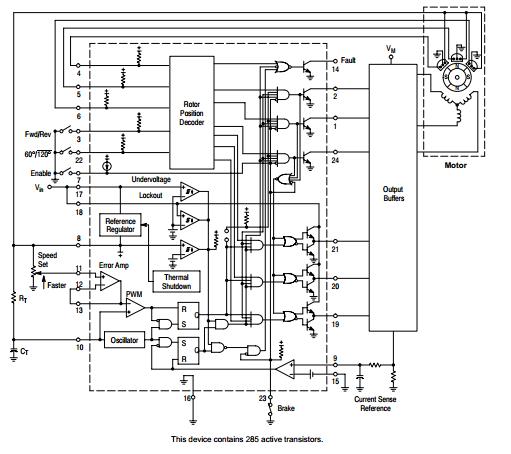MC33035DW block diagram