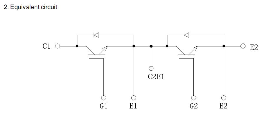 2MBI400TB-060 block diagram