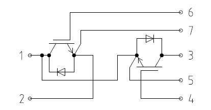 FF400R12KE3 block diagram