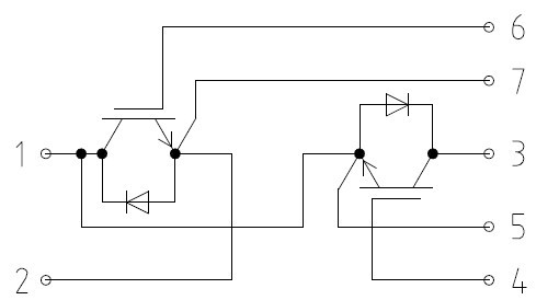 FF200R12KS4 block diagram