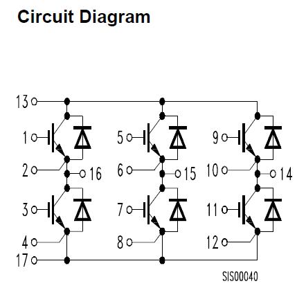 BSM25GD120DN2 circuit diagram