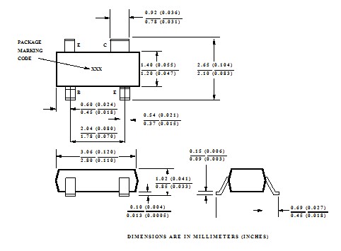 AT-41533-TR1 dimensions