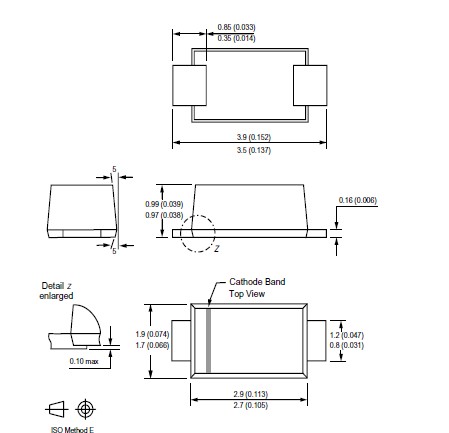 BZD27C6V2P-GS08 dimensions