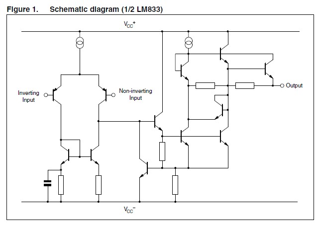 LM833D circuit diagram