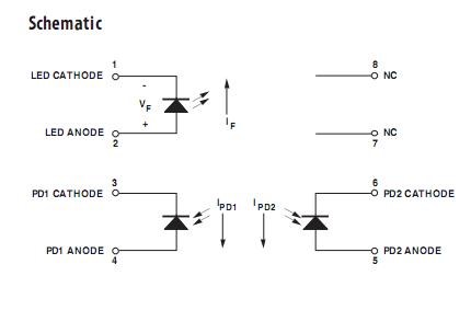 HCNR201#050 circuit diagram