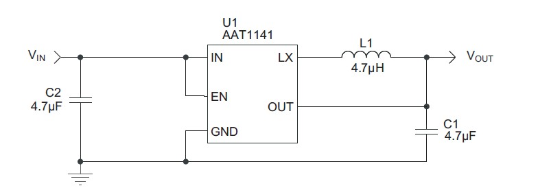 AAT1141IGV-3.3 pin connection