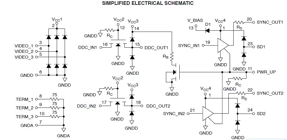 PACVGA200QR circuit diagram