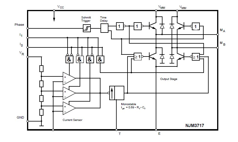 NJM3717FM2 block diagram