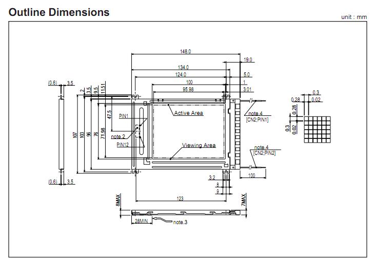 LM32K10 dimensions