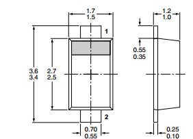 PMEG3015EH dimensions