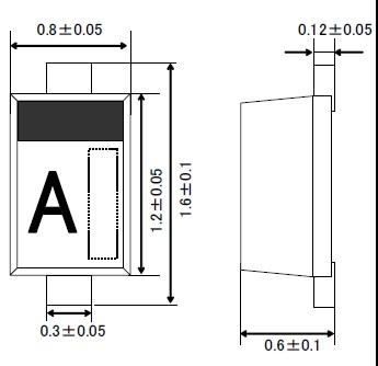 1SS400 dimensions