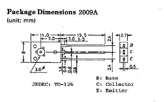 2SC2911 dimension