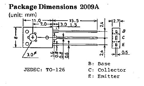 2SC3116 dimension