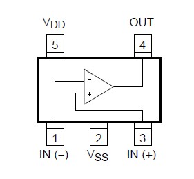 TC75S56FU pin connection