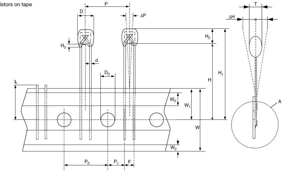 NTCLE100E3103 dimensions