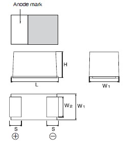 TCTP0J476M8R dimensions