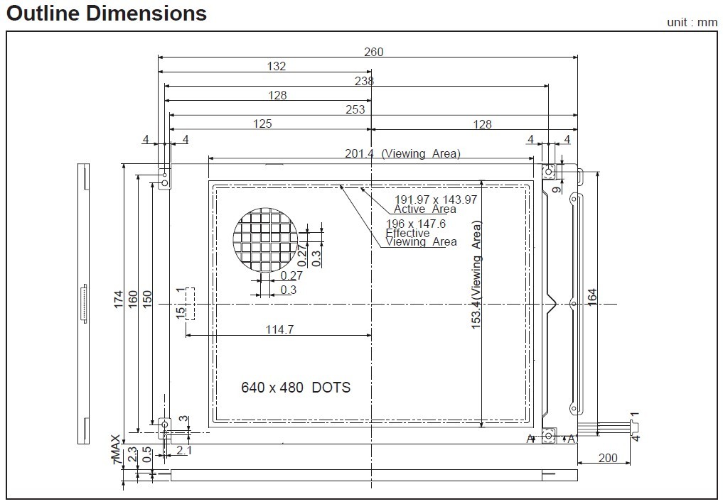 LM64K83 dimensions