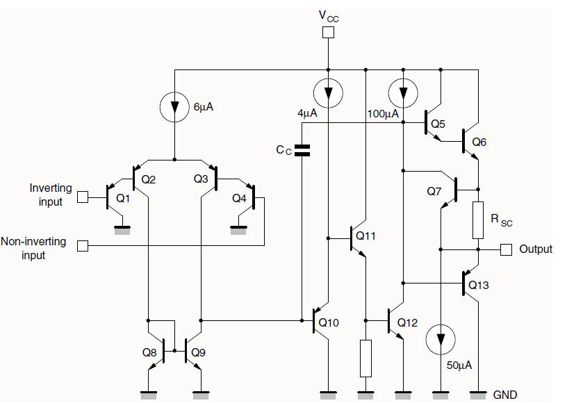 LM358DT Schematic diagram