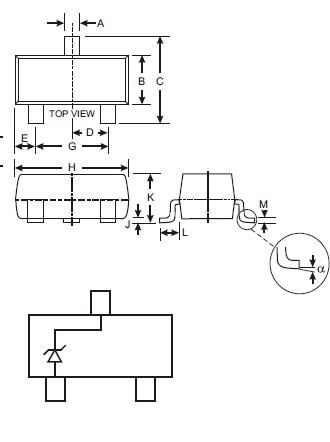 BZX84C27-7-F diagram