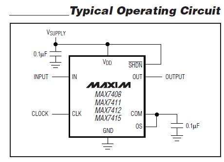 MAX7412EUA+ circuit diagram