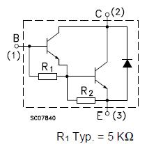 TIP127 block diagram