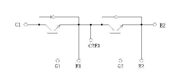 2MBI100U4H-170 Equivalent circuit