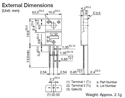 TM561S dimension