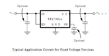 TPS73633DRBR Typical Application Circuit 