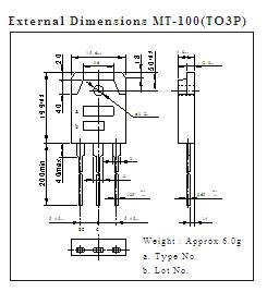 2SC3263 External Dimensions 