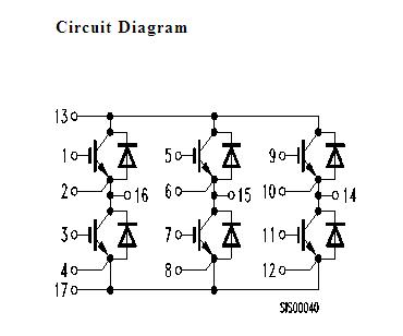 BSM15GD120DN2 Circuit Diagram