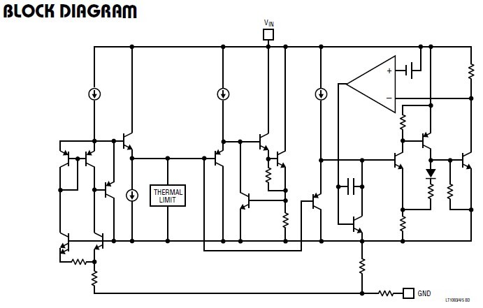 LT1084 circuit diagram