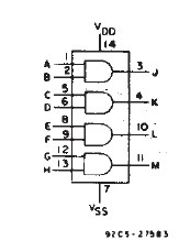 CD4081 circuit diagram