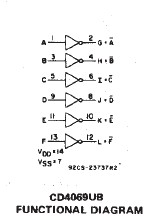 CD4069 circuit diagram